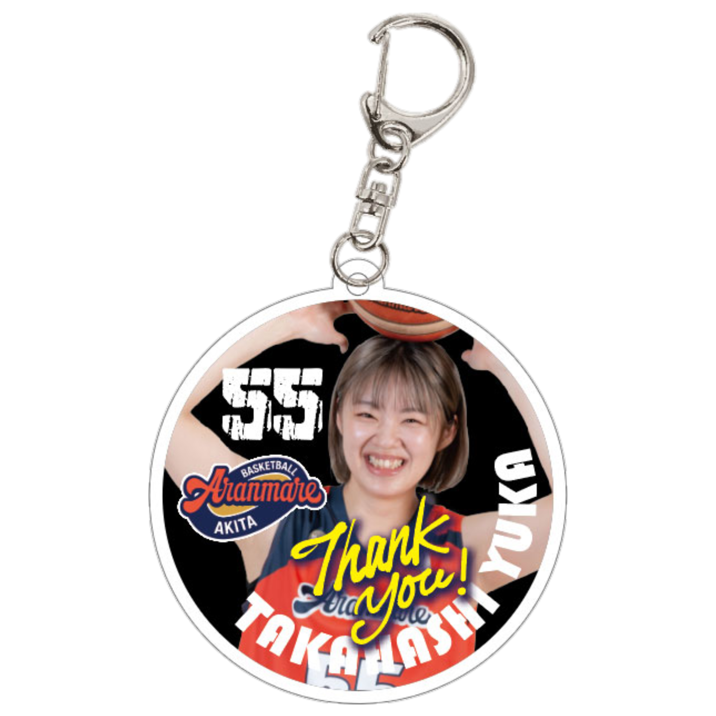 【受注販売】2025-2026 引退記念 アクリルキーホルダー(バスケットボール)