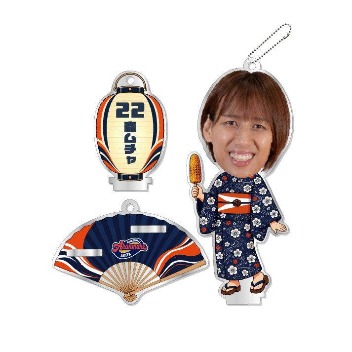 ✨NEW✨浴衣アクスタキーホルダー（2026）｜バスケットボール