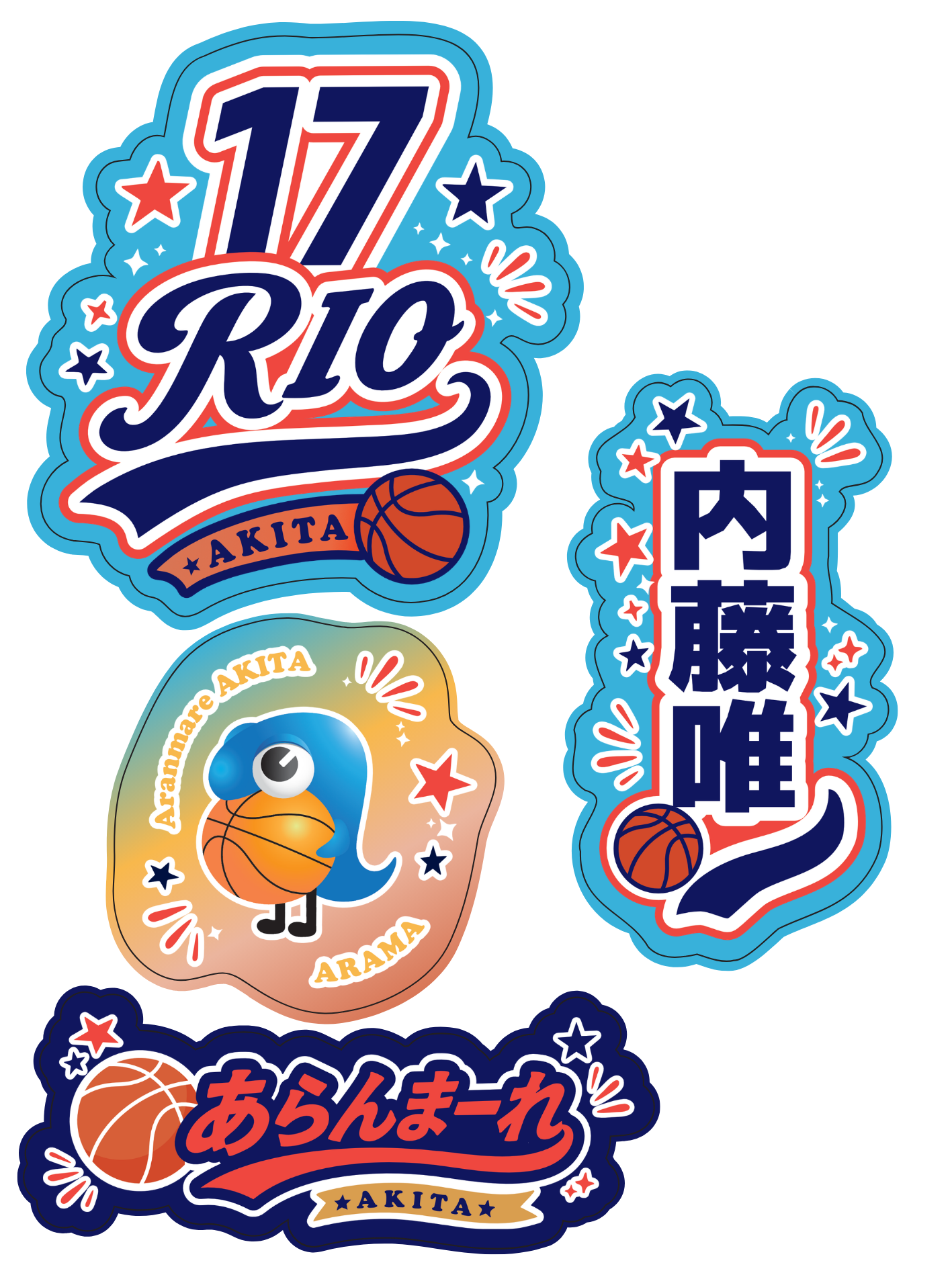 ✨NEW✨アパレルステッカー（2026）｜バスケットボール